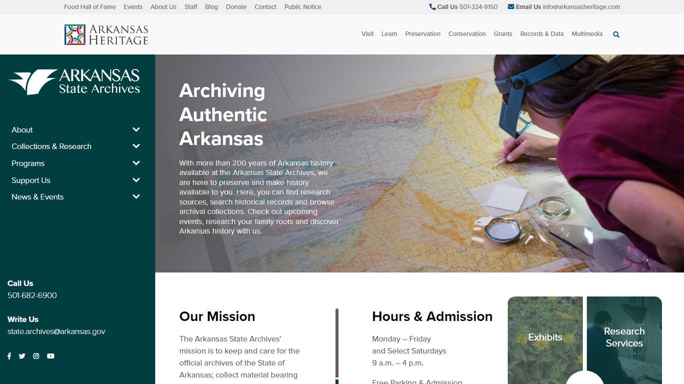 Arkansas State Archives - DAH Site