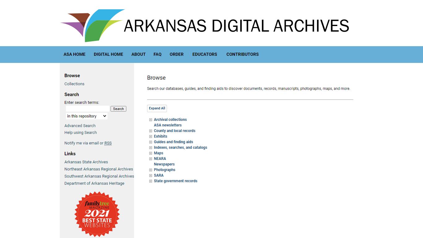 Browse | Arkansas Digital Archives